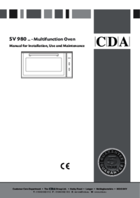 Para ver o documento CDA SV 980 Manual do Utilizador